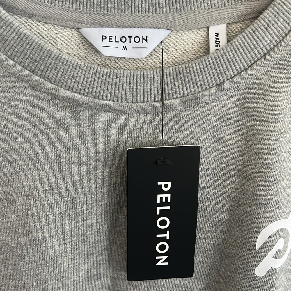 Peloton Chic Fabric Mix Pullover, Size Medium - Picture 2 of 7